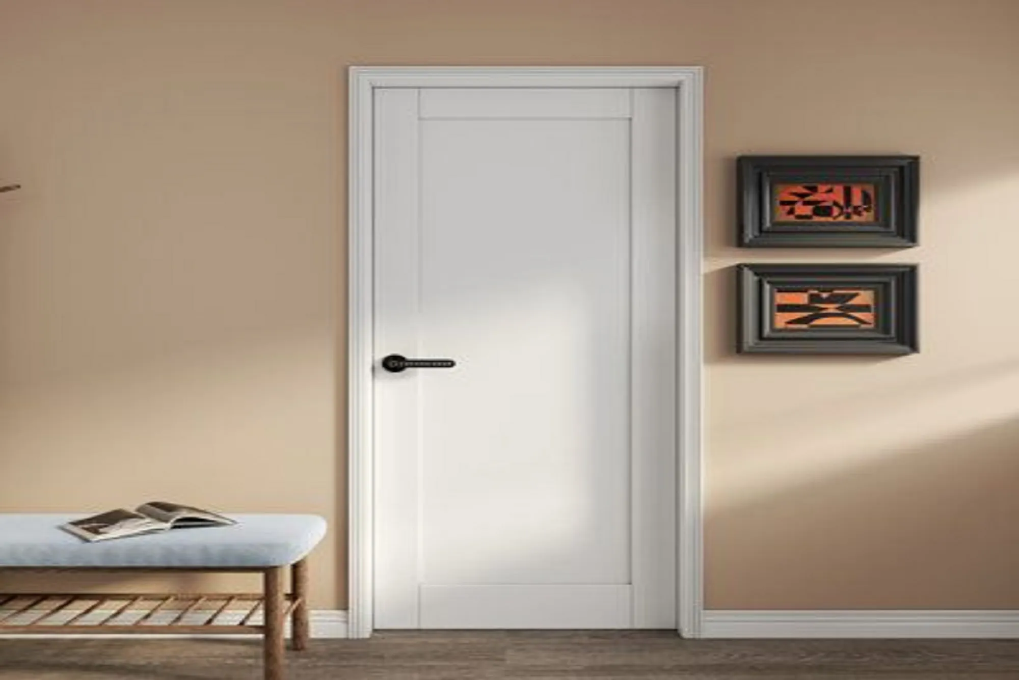 Flush White Wood Doors