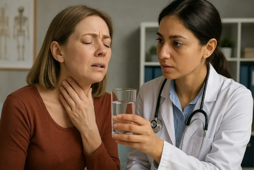 Remove Fish Bone from Throat