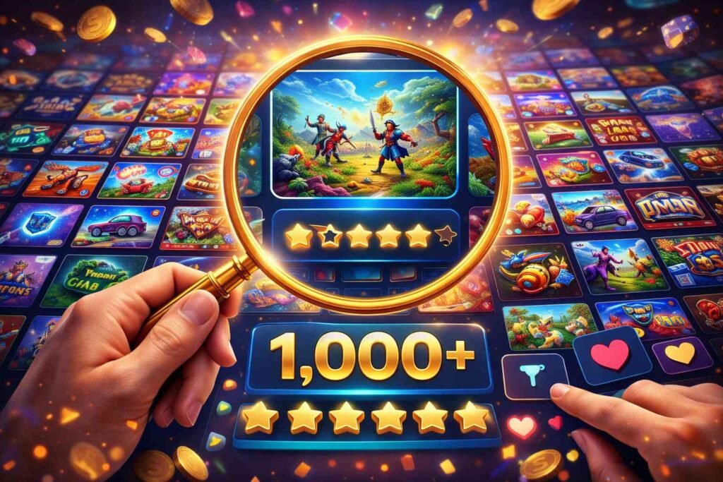 Choosing Favorites From 1,000+ Online Games